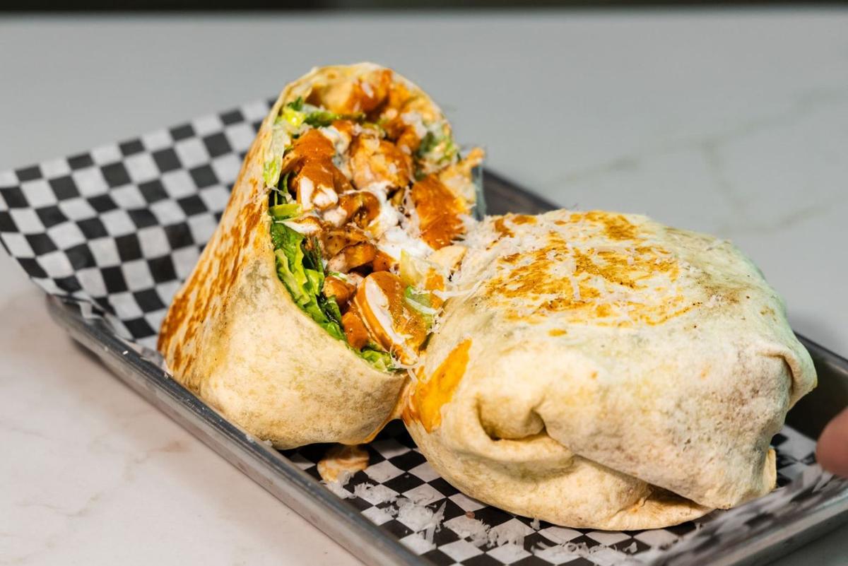 Buffalo chicken wrap